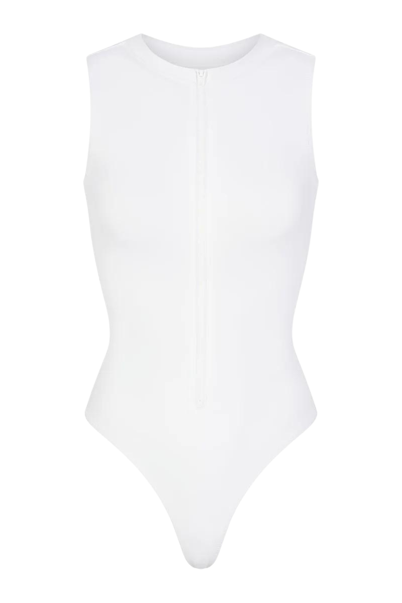 Bañador Moldeador con Cuello Cerrado y Cremallera