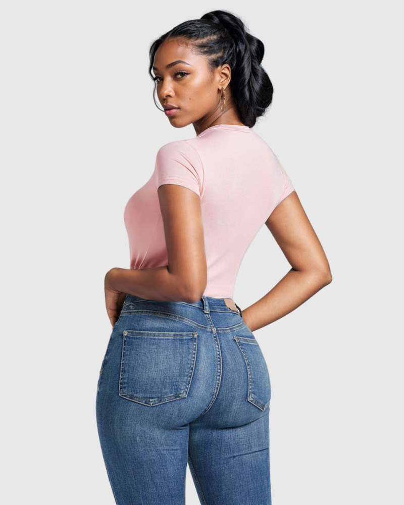 Body Ultrasuave de Manga Corta