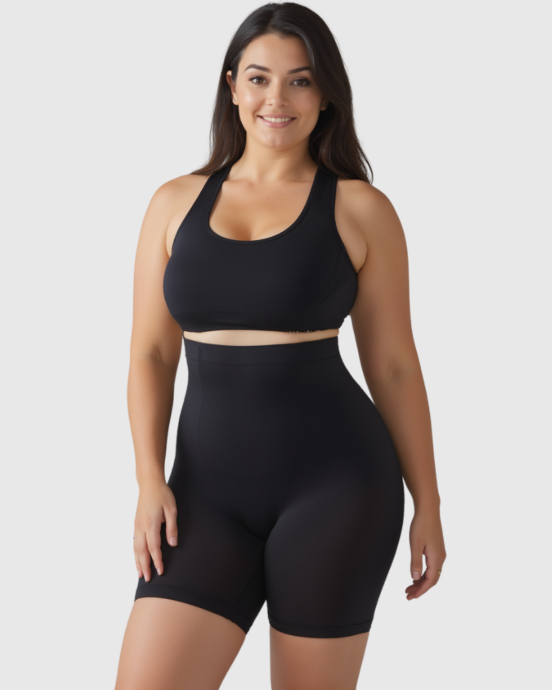 Pantalones Cortos de Compresión de Tiro Alto (2 Uds.)