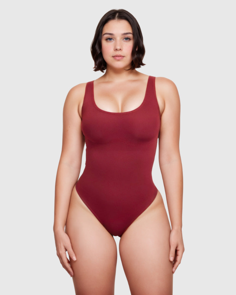 Body Moldeador con Escote Cuadrado